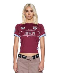 Ksubi: Ksubi - Surround Vision Baby Jersey Tee - Sangria