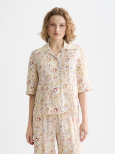 Maison Scotch: Maison Scotch - Printed SS Shirt - Cosmic Sky Eggnog