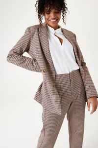 Jackets: Garcia - Checked Blazer - Black/Multi