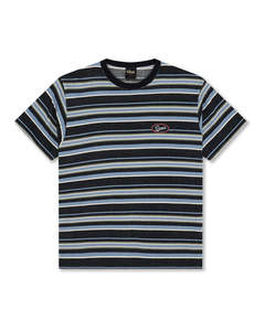 Deus - Forecourt Stripe Tee - Navy