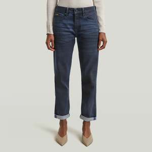 Jeans: G-Star Raw - Kate Boyfriend Jean - Rinsed Ink Blue Coated