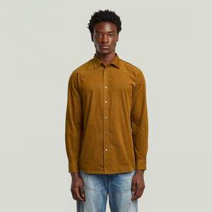 G-Star Raw - Clean Regular LS Shirt - Oxide Ocre