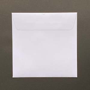 White Envelopes Test: 120mm square white envelopes