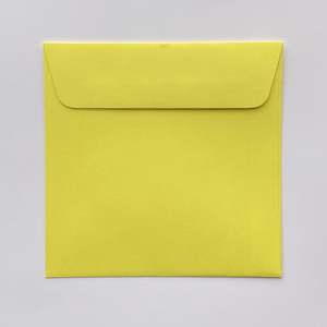 165mm square coloured envelopes