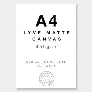 Canvas: Lyve Matte Canvas Off-cuts Pack