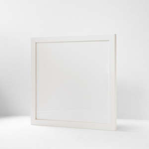 Blank Frames: Skinny Square Frame - White