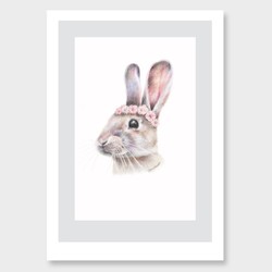 Products: Spring rabbit art print by olivia bezett