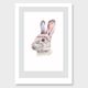 Spring rabbit art print by olivia bezett