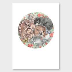 Products: Woodland dreamers art print by olivia bezett