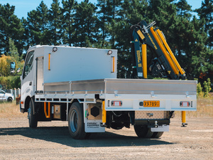 Service Truck with Quicklift® Compact Crane on Hino 300 - Endura Equipped