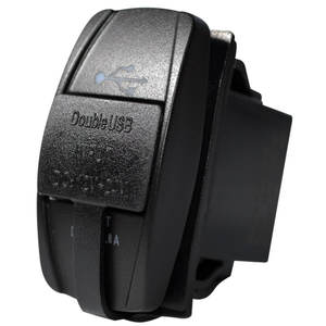 Products: Rocker Switch Dual USB-A 4.8A - Dometic Mobile Power (Enerdrive)