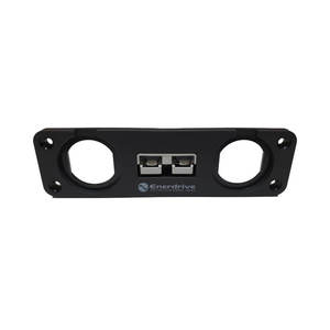 Panel Mount 50A Anderson Plug Holder and 2 Socket Holes - Dometic Mobile Power (Enerdrive)