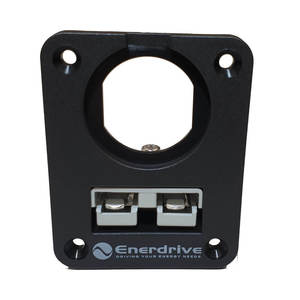 Panel Mount 50A Anderson Plug Holder and 1 Socket Hole - Dometic Mobile Power (Enerdrive)
