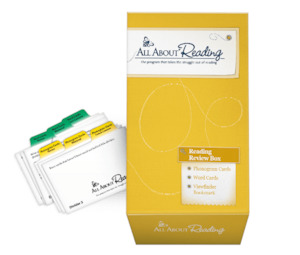 All About Reading: Reading Review Box with divider cards
