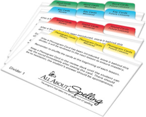 All About Reading: Divider Cards