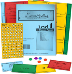 All About Spelling: AAS Level 1 Black & White Edition Student Packet