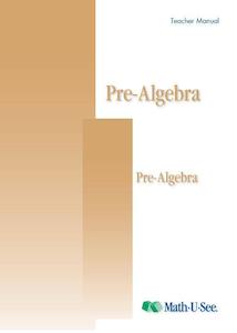 Math U See: Math.U.See Pre-Algebra