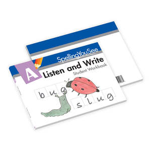 Spelling You See Level A: Listen and Write 1st Ed.