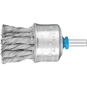 PFERD Shank Mounted End Brush, Knotted PBG 3028/6 Inox 0,35