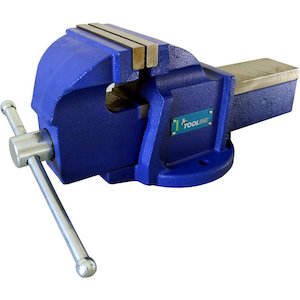 Top: Tooline BV100 Bench Vice 100mm