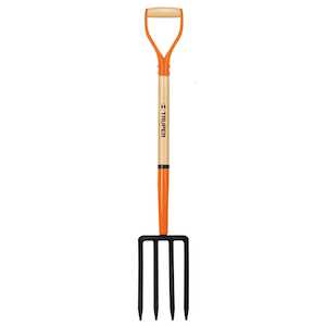 Gardening Tools: Truper Garden Fork Forged with Wooden Handle & Steel D