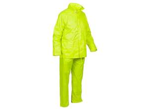 Rainsuit Neon YELLOW Jacket & Pant Set - Size 4XL