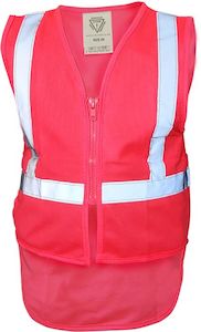 Caution Children's Hi-Vis Safety Vest-Size 8