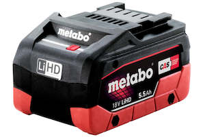 Batteries Chargers: Metabo 18V 5.5Ah LiHD Battery Pack