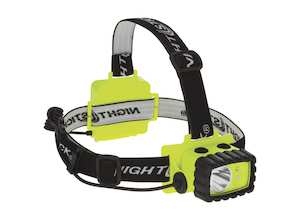 NIGHTSTICK Intrinsically Safe Headlamp Dual Light 175 Lumens Hi Vis Yellow