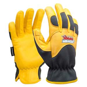 Safety Equipment: Esko POWERMAXX RIGGER Soft Durable Premium GOLD Leather Work Glove