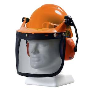 Tuff-Nut Pinlock Hard Hat Forestry Combo - Orange