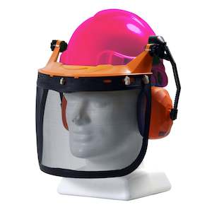 Tuff-Nut Pinlock Hard Hat Forestry Combo - Pink