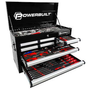 Tool Sets Kits: 189PC APPRENTICE TOOL CHEST & TOOLS - BLACK SERIES
