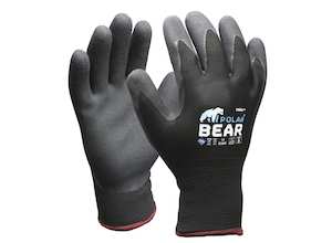 Winter Gear: Esko Polar Bear Thermal Glove -Carton of 120 pairs, mixed, Black