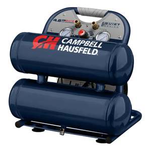 *Seconds Special* Campbell Hausfeld Twin Stack 1hp Oil Free Compressor 17l Tanks