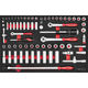 Teng 73pc 1/4in, 3/8in & 1/2in Socket Set FOAM4X4