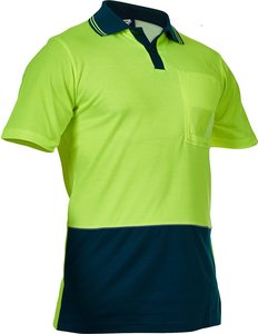 Clearance UPF50 D/O Cotton Backed Polo-Size XS