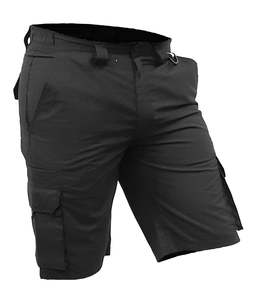 Clearance Polycotton Ripstop Cargo Shorts, Black -Size 42"/107cm