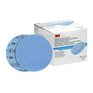 New: 3m 33544 Flexible Foam Disc 150mm 2000g 20 Per Box