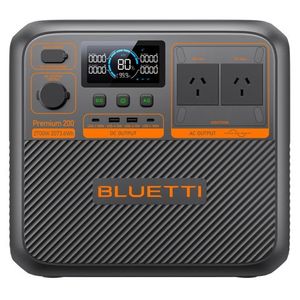 New: Bluetti Premium 200 V2 Power Station | 2700w 2073.6wh