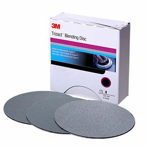 3m 2090 Trizact Hookit Grey Foam Disc 1000 Grit 150mm