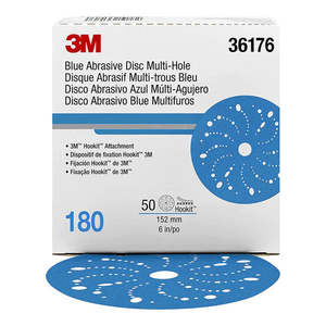 Sanding Polishing: 3m 321u 36176  Blue Hookit Disc 150mm 180g