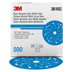 3m 321u 36182 Blue Hookit Disc 150mm 500g