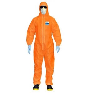 Clearance - Esko Disp Coveralls BarrierTec 1001, Orange SMS - Size Small