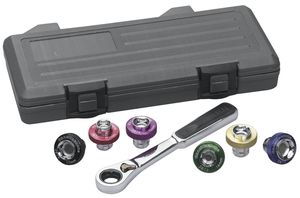 Safety Glasses: Gearwrench® Auto Specialty - Socket Set Magnetic Oil Drain Plug BlowMold Case 7Pc