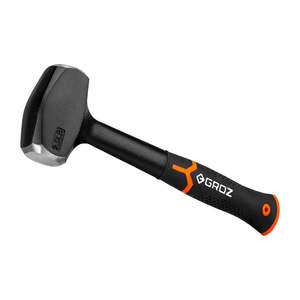 Hammers Bars: Groz Anti Shock Drilling Hammer 1.1kg - Steel Handle 12in