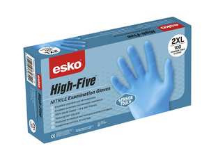 HIGH FIVE SensorTouch Disposable Nitrile Glove, Box 100