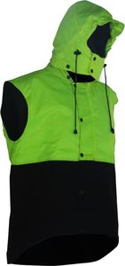 Esko Hooded D/O Oilskin Sleeveless Vest