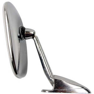 Automotive 1: THM KL376 Car Mirror Chrome Universal 100 x 145mm with Bracket Flat