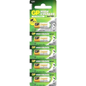 Gp Alkaline Battery 12v 5 Pack